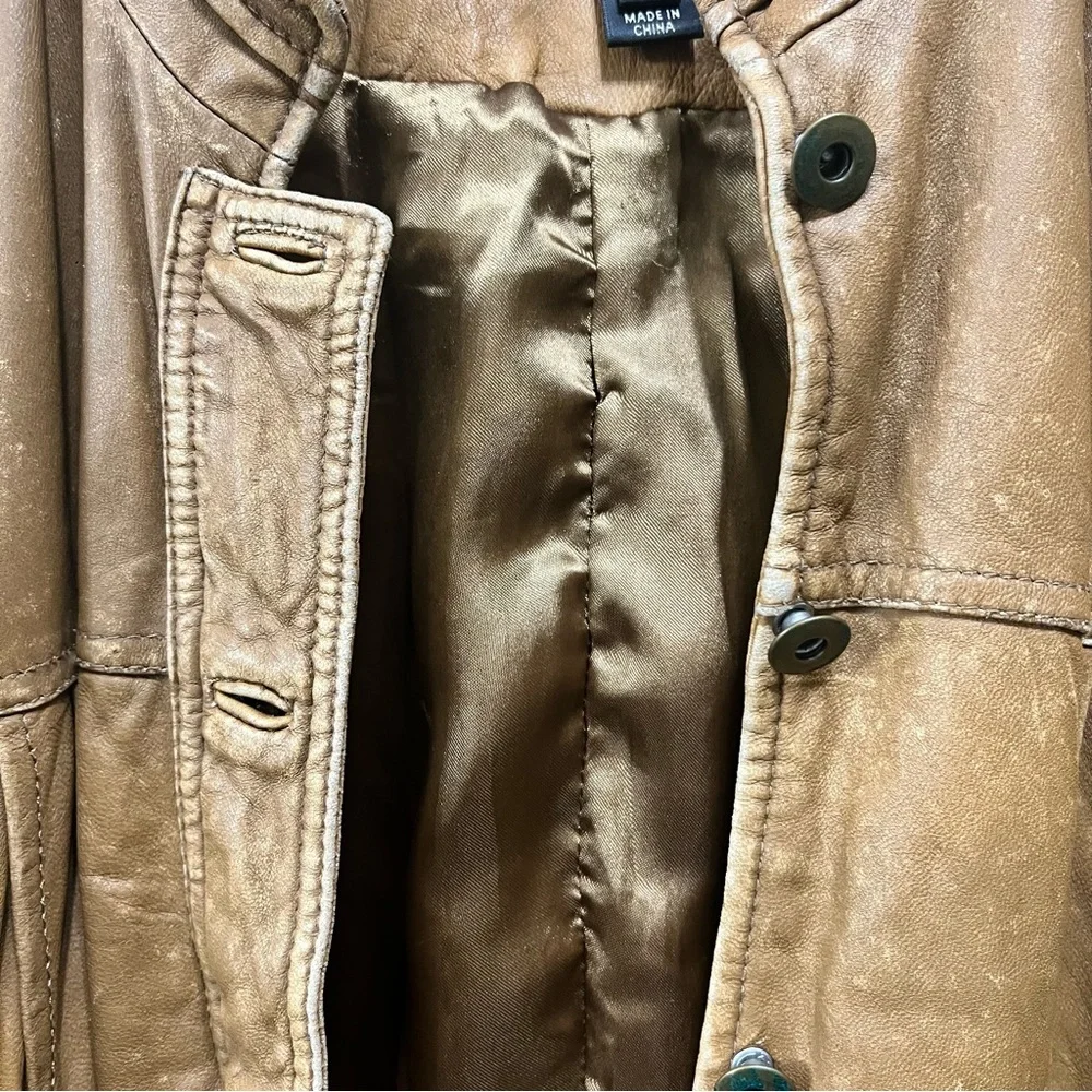 Bagatelle Genuine Leather Jacket Size 16 - Picture 7 of 8